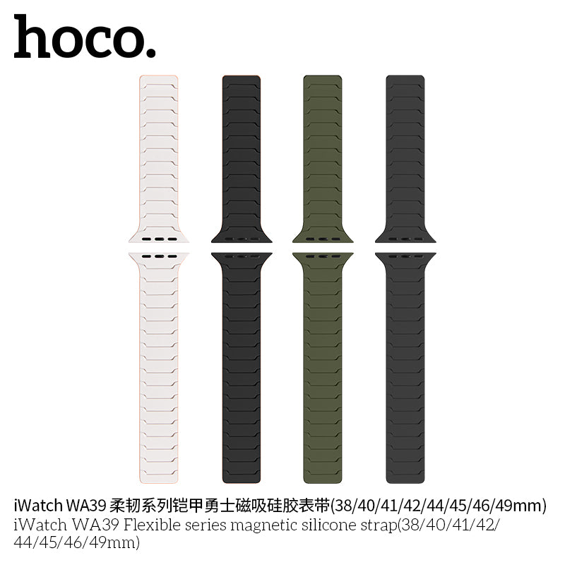 Hoco WA39 Magnetic Silicone Strap for Apple Watch | Flex Series