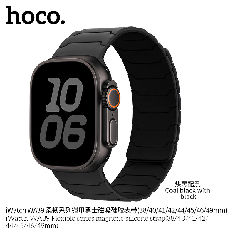 Hoco WA39 Magnetic Silicone Strap for Apple Watch | Flex Series