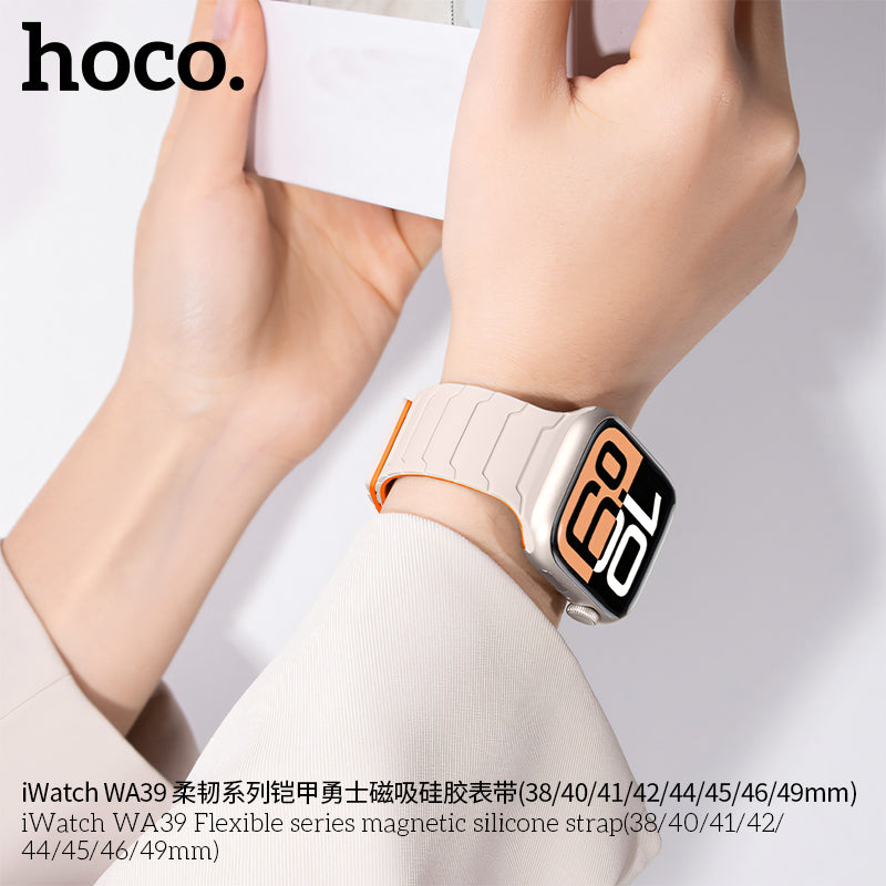Hoco WA39 Magnetic Silicone Strap for Apple Watch | Flex Series
