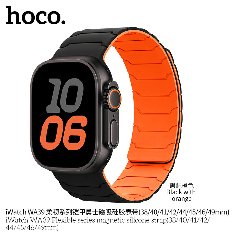 Hoco WA39 Magnetic Silicone Strap for Apple Watch | Flex Series