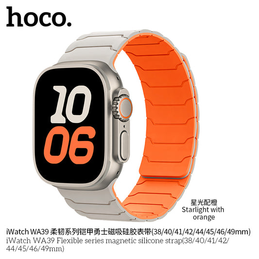 Hoco WA39 Magnetic Silicone Strap for Apple Watch | Flex Series