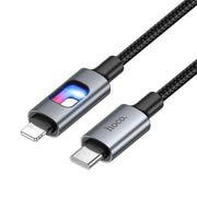HOCO U144 USB-C to Lightning cable 1.2m front view