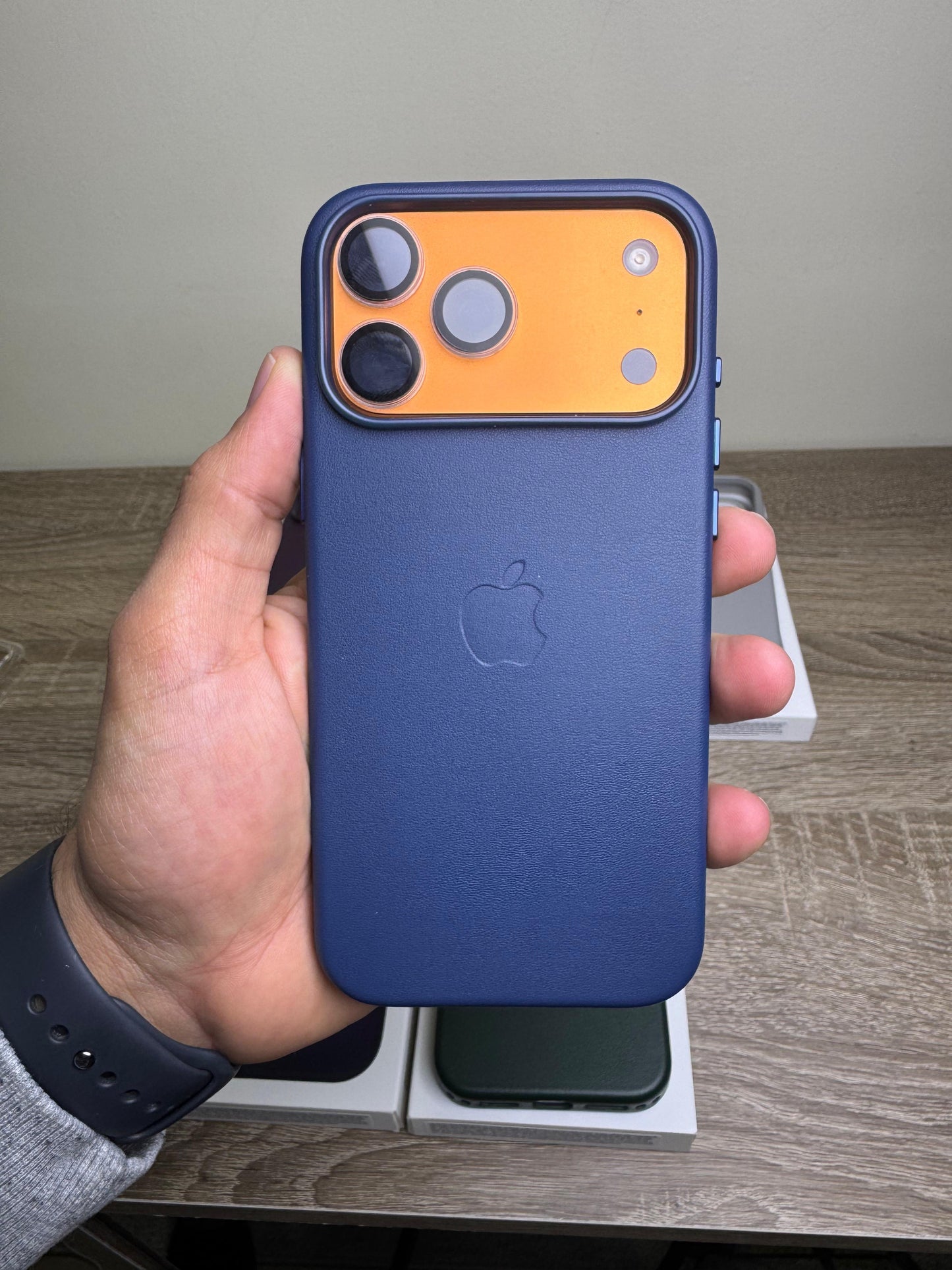 Leather MagSafe Case for iPhone 17 Pro Max