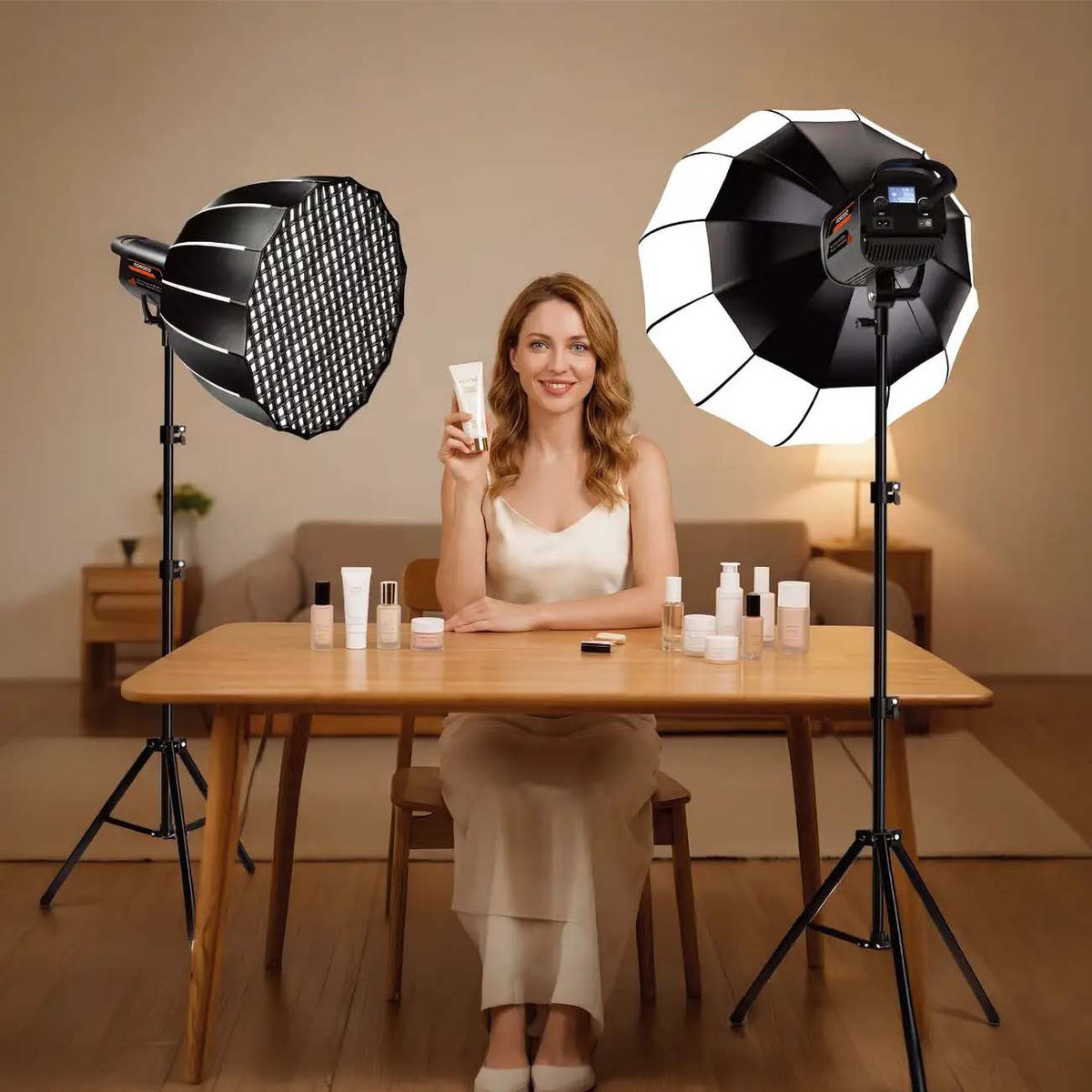 Porodo 150W LED light remote control