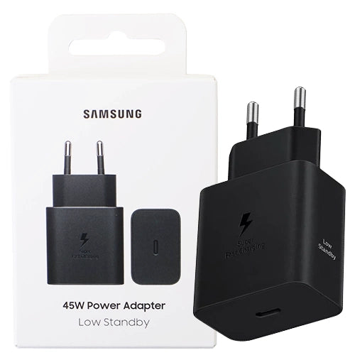 Original Samsung 45W Adapter – Super Fast Charging with Low Standby Power