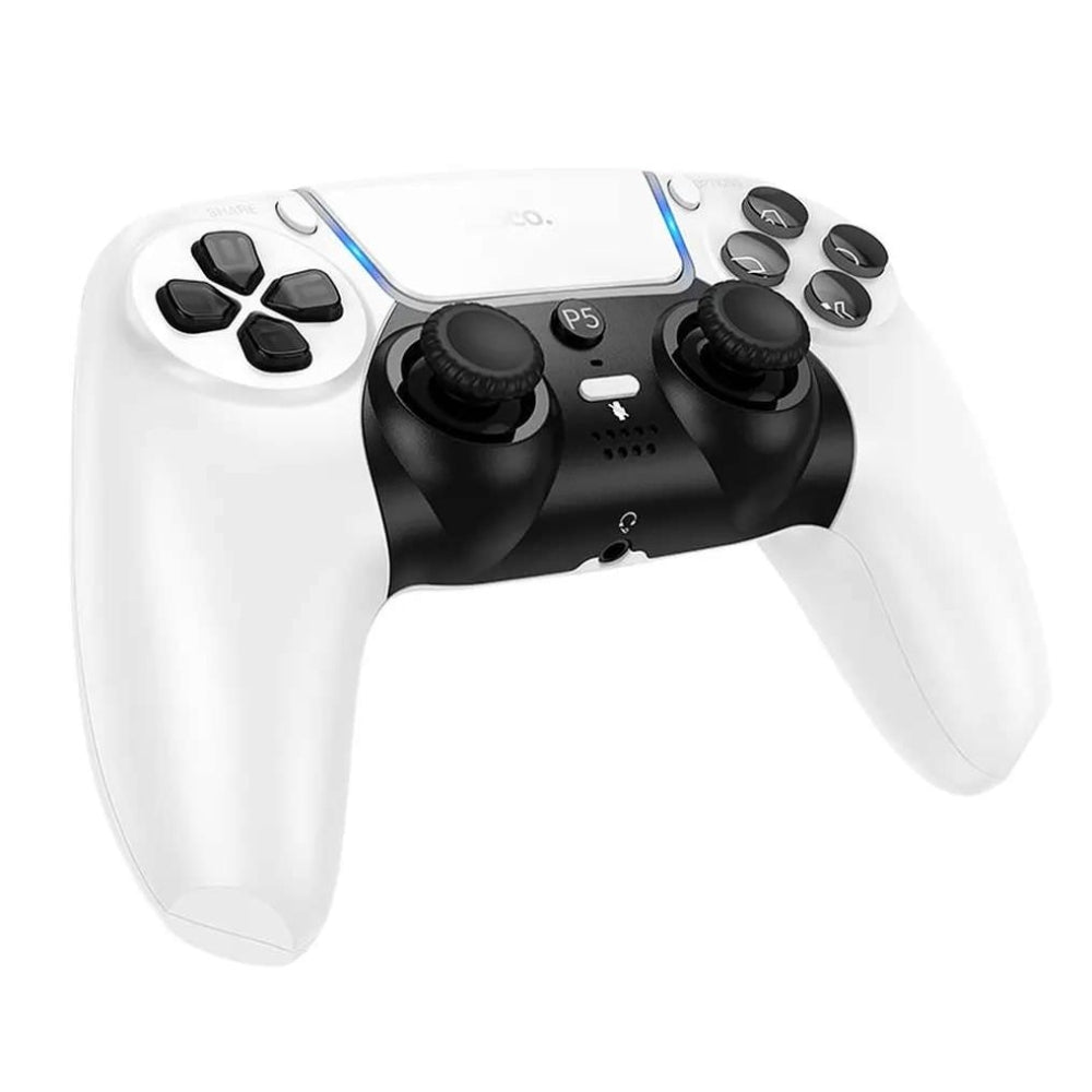 HOCO GA32 Dragon PS5 wireless controller white - RGB lighting and touchpad