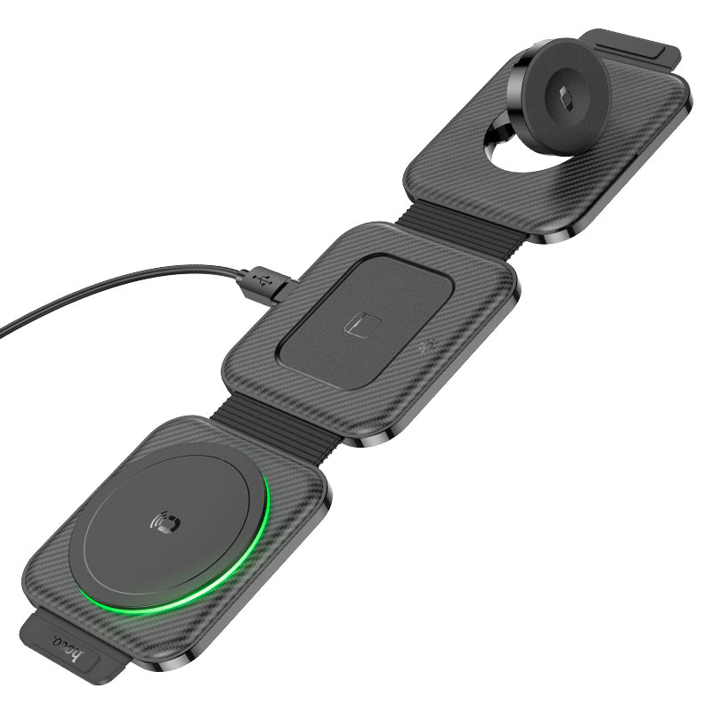 Wireless charger folding 3-in-1 HOCO CQ4