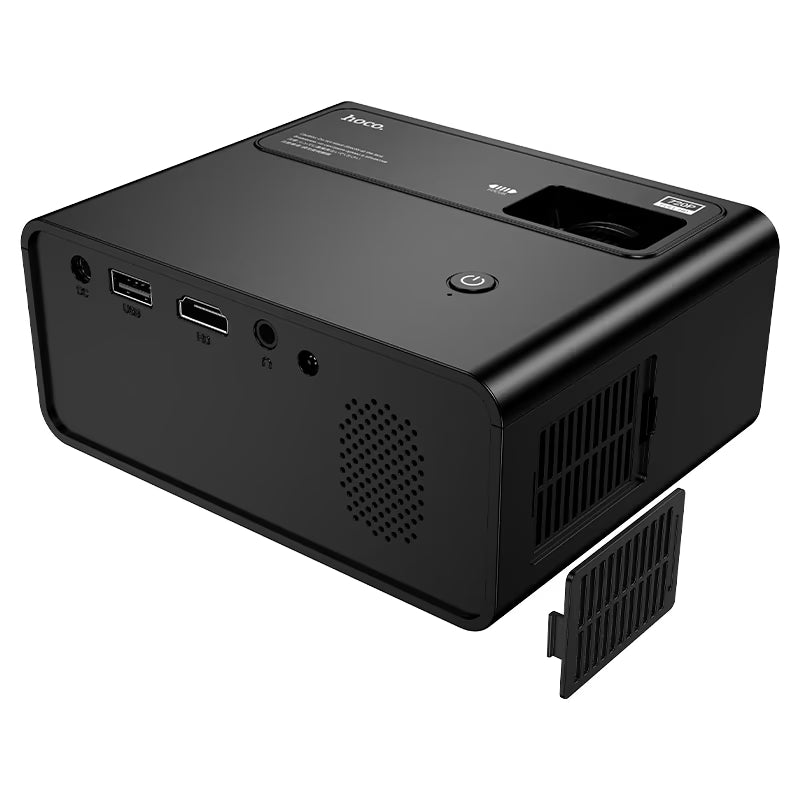 HOCO DT6 projector - HDMI, USB-A and 3.5mm AUX ports