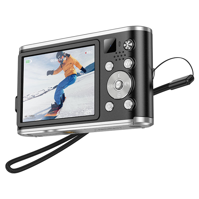 HOCO DV203 digital camera black - 4K video 48MP photos