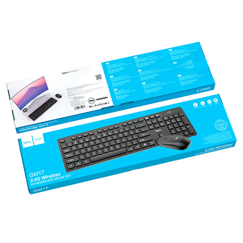 Hoco GM17 Wired Gaming Keyboard – RGB Backlight, Mechanical Feel & Durable Design