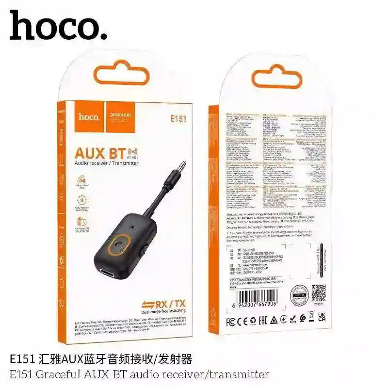 HOCO E151 Universal AUX Bluetooth Audio Adapter