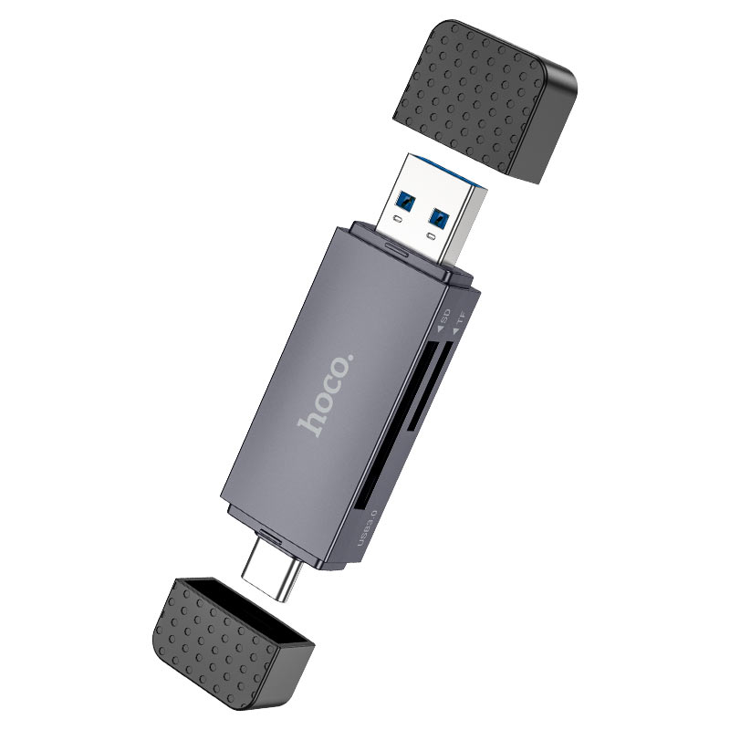 HOCO HB45 Spirit 2-in-1 USB-A and Type-C card reader