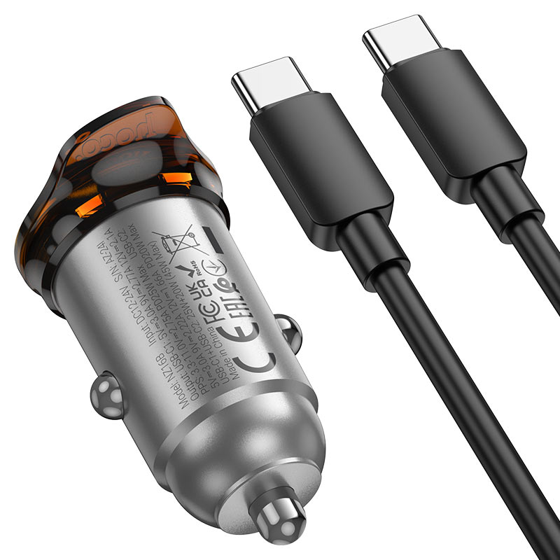 HOCO NZ16B 45W Car Charger Fast Charging Two Phones