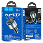 HOCO NZ9 fast car charger 3 port PD 95W