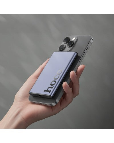 HOCO Q32 Ultra-Thin Magnetic Power Bank 5,000 mAh – PD20W / Wireless MagSafe Compatible