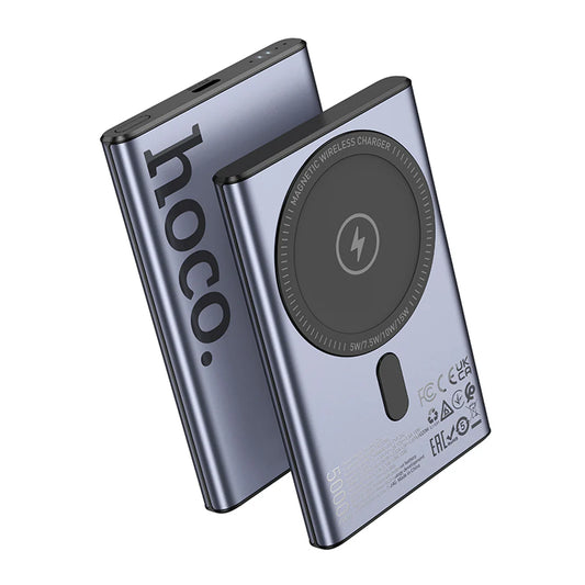HOCO Q32 Ultra-Thin Magnetic Power Bank 5,000 mAh – PD20W / Wireless MagSafe Compatible