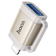 HOCO UA31A1 Lightning to USB-A OTG adapter front view