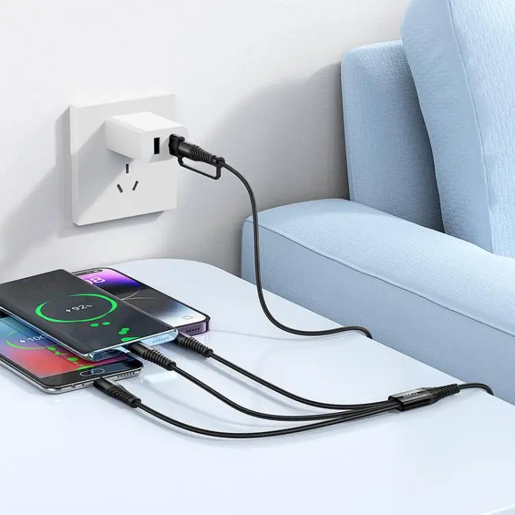 HOCO X123 multi-connector charging cable – PhoneHub Lebanon