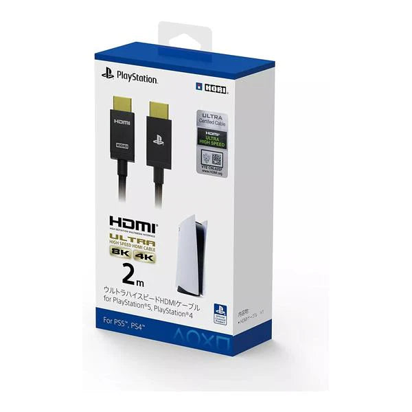 HORI PS5/PS4 Ultra High Speed HDMI Cable 2M – 48Gbps | 8K & 4K | Official Sony Licensed