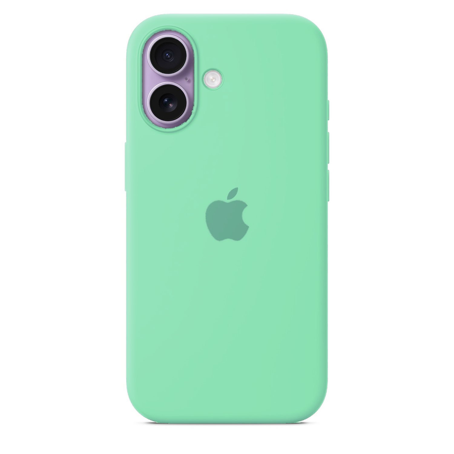 iPhone 17 silicone case microfiber lining interior detail