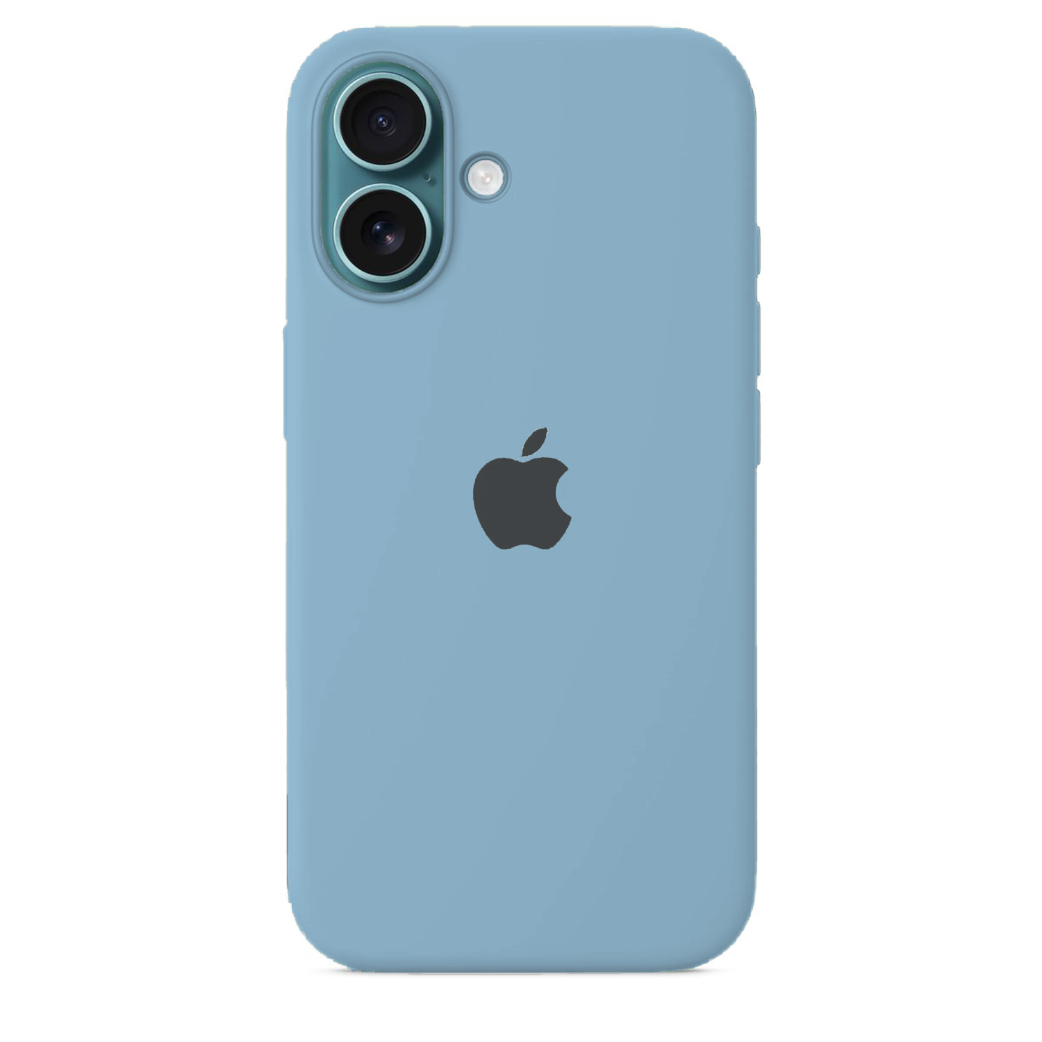 iPhone 17 silicone case Vintage Rose color front view