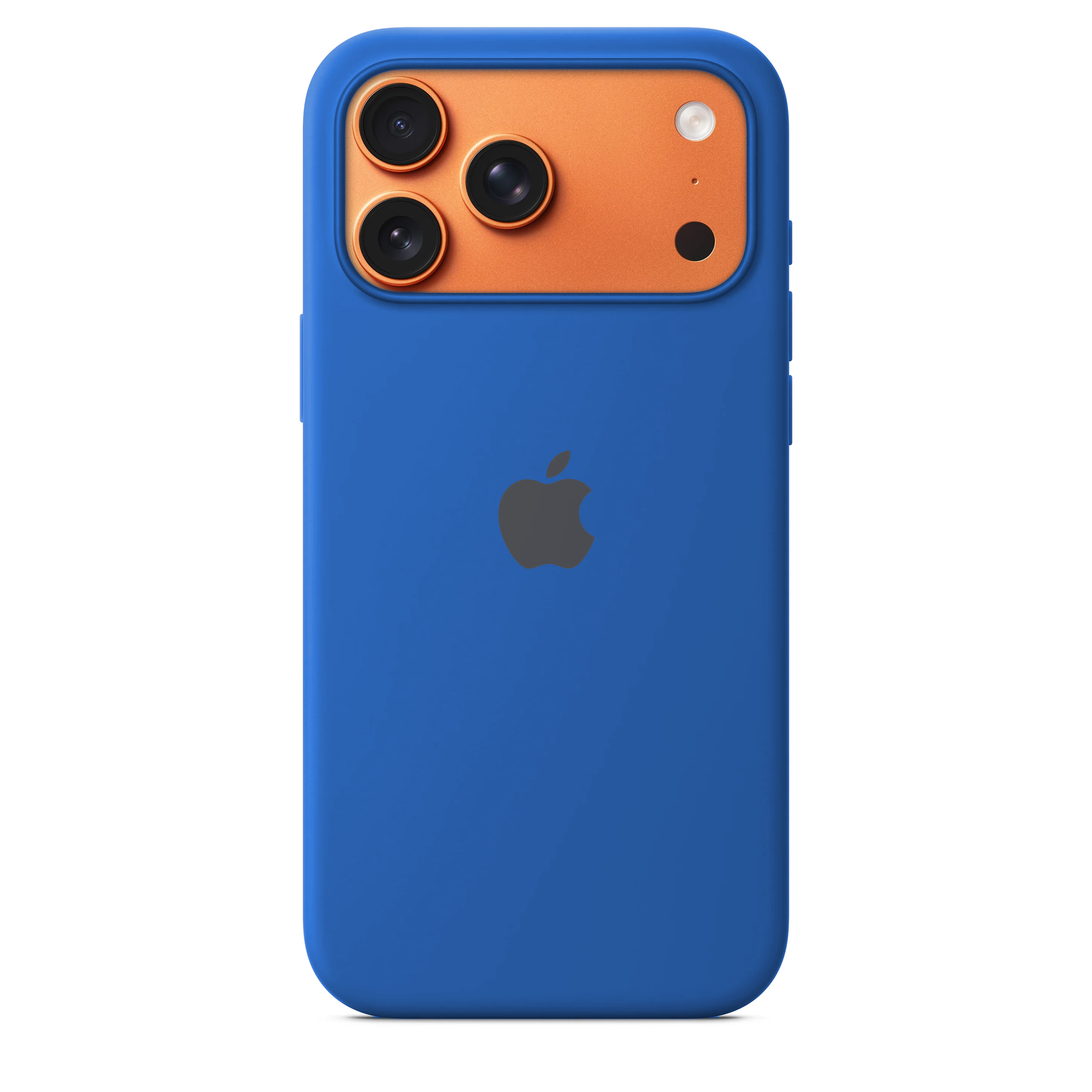 iPhone 17 Pro Max Silicone Case Blue Horizon – Microfiber Lined