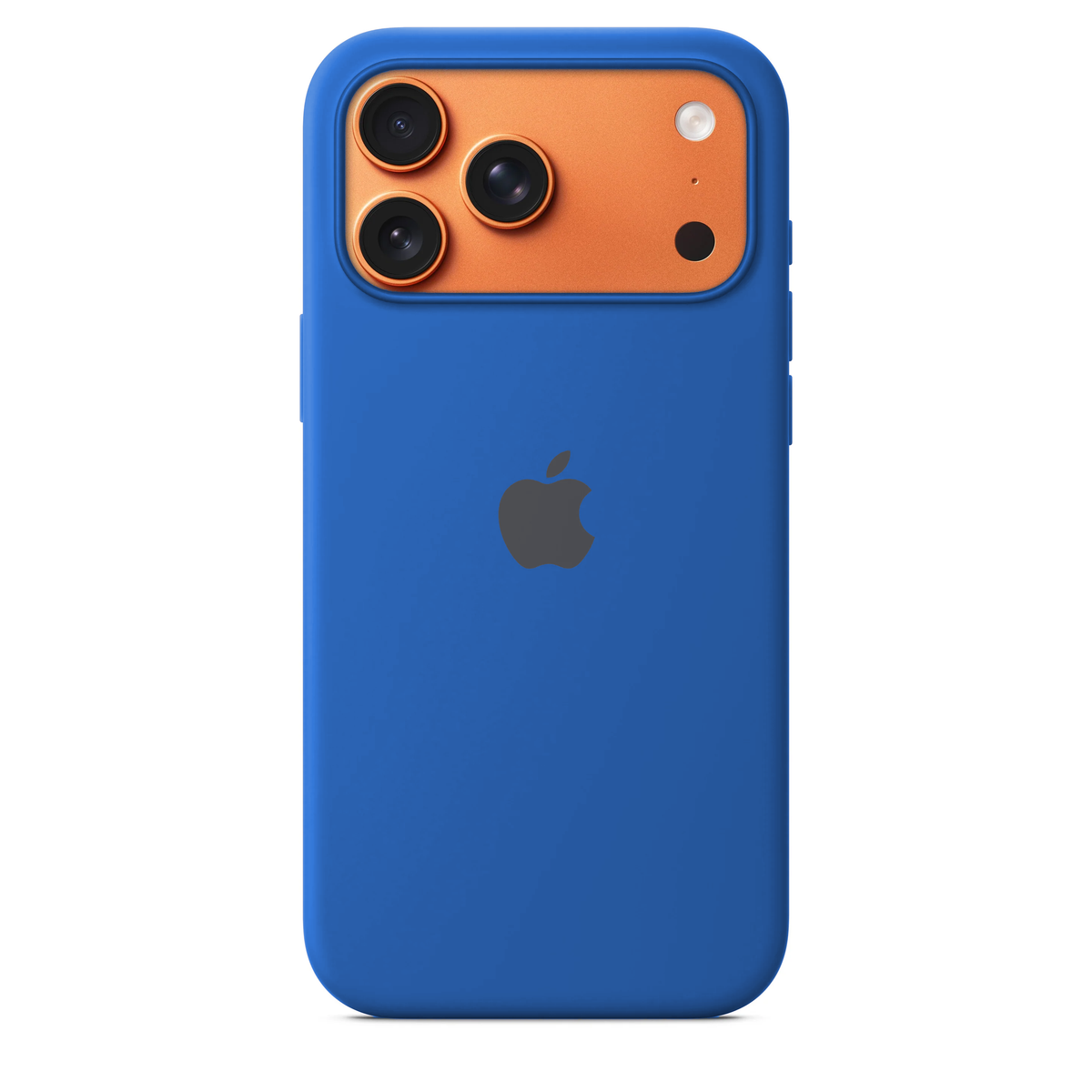 iPhone 17 Pro Max Silicone Case Blue Horizon – Microfiber Lined
