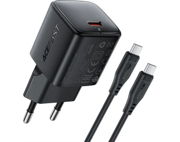 Fast Charge Wall Charger PD30W GaN With Cable ACEFAST A118