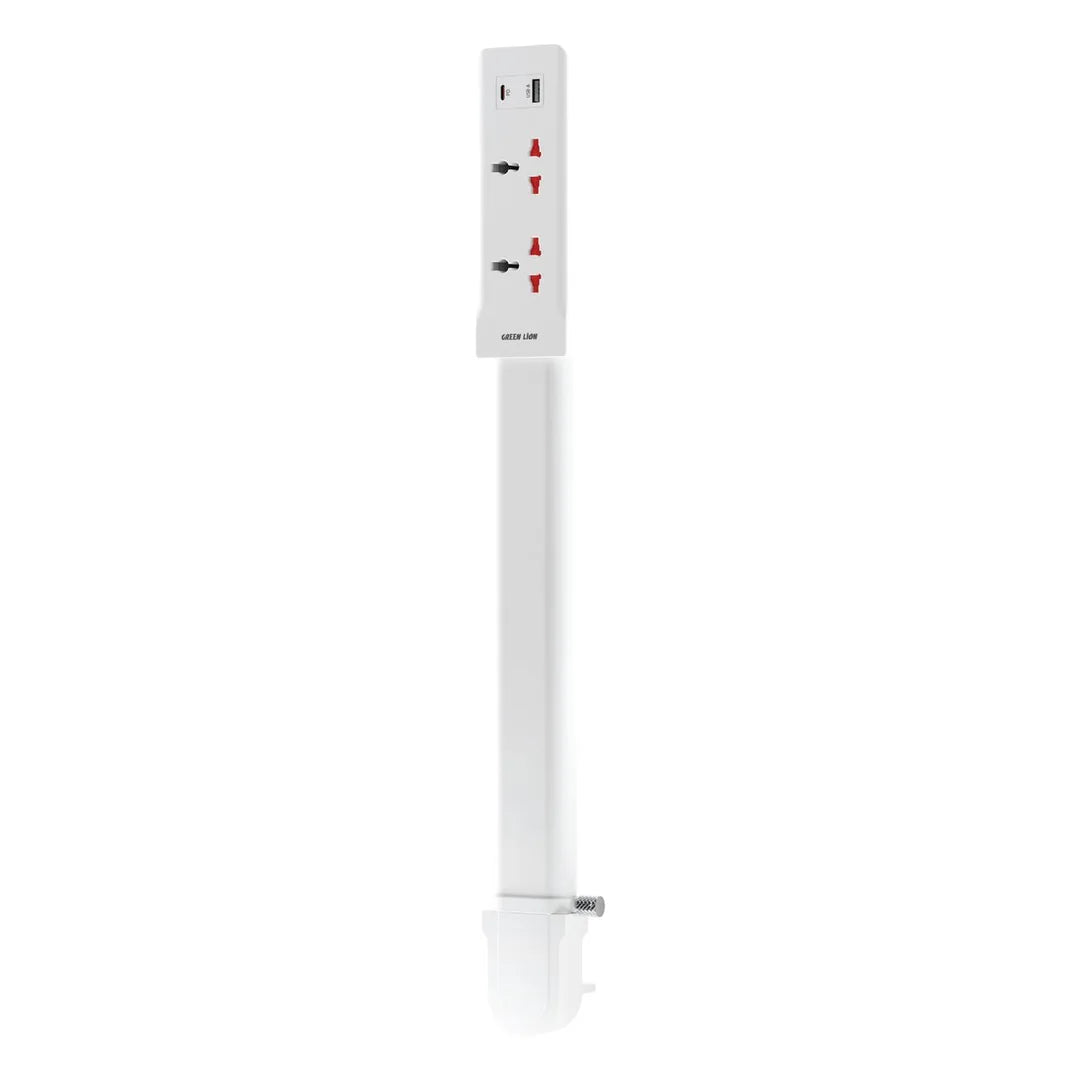 Green Lion Power Link universal power strip 2200W white