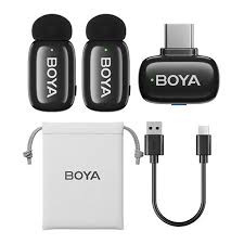 BOYA Mini-23 Dual Type-C Microphone with AI Voice & Noise Cancellation