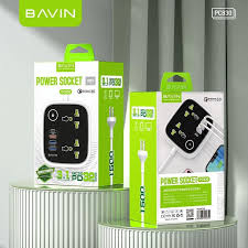 BAVIN PC830 Power Socket with USB PD & QC3.0 Fast Charging