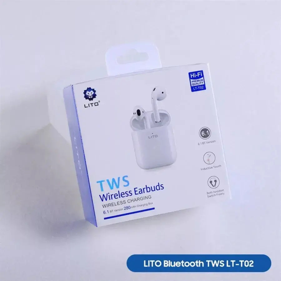 LITO LT-T02 Wireless Earbuds | AirPods 2 Design