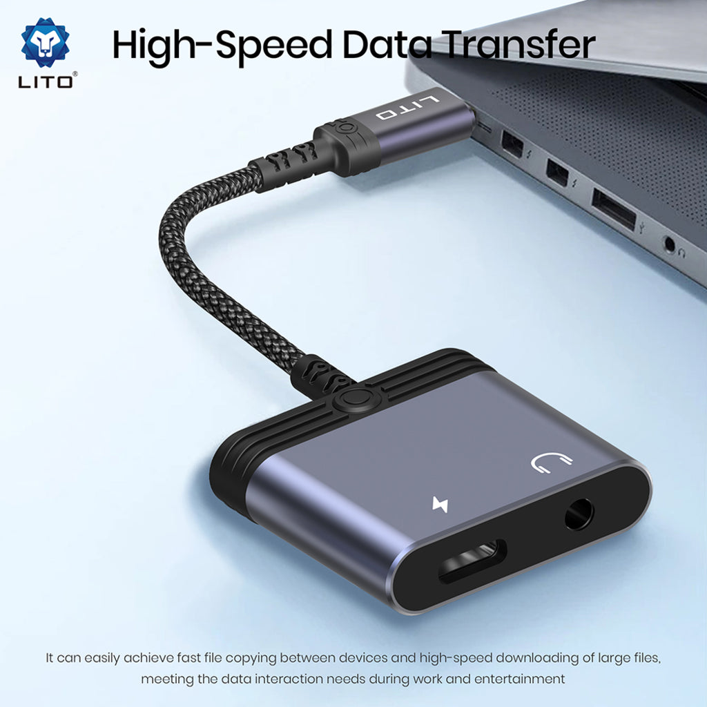 Lito LA04L Lightning to 3.5mm Jack Converter – Lightning Audio Adapter