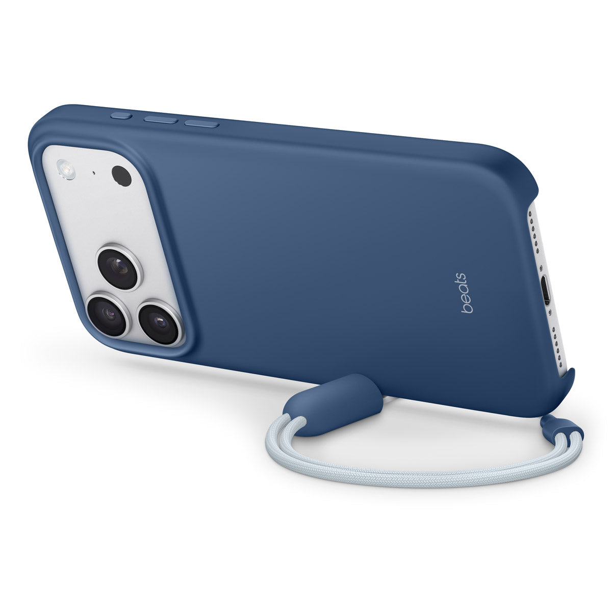 Beats Hardshell MagSafe Case iPhone 17 Pro Max – Bedrock Blue Kickstand