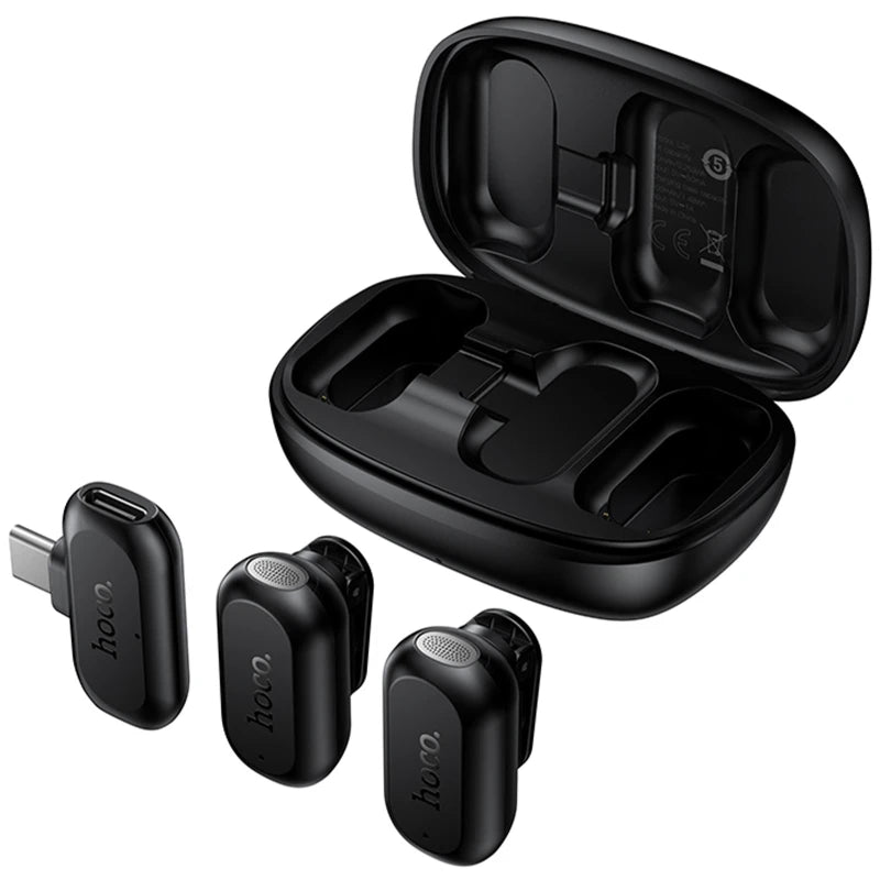 USB-C wireless microphone with AI noise reduction by HOCO
