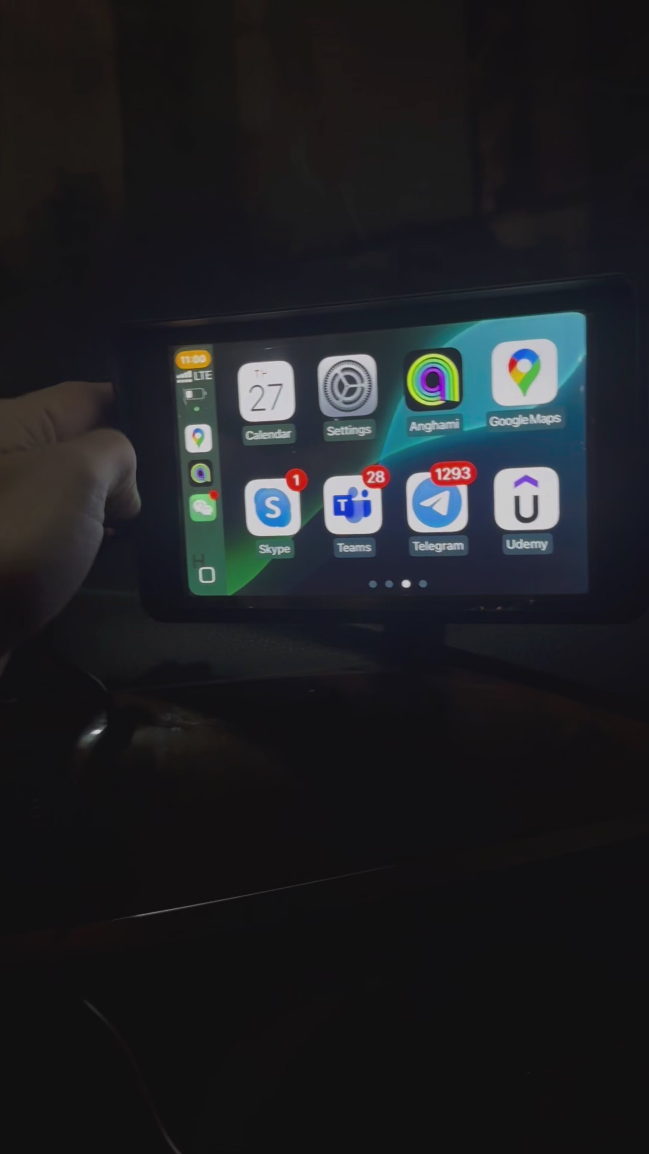 Load video: 7-inch Car Navigation System | Wireless CarPlay &amp; Android Auto | Bluetooth MP5 Player