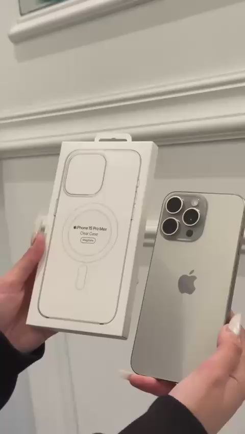 Load video: Apple Magsafe Clear Case | Original IC  | Anti-Yellowing