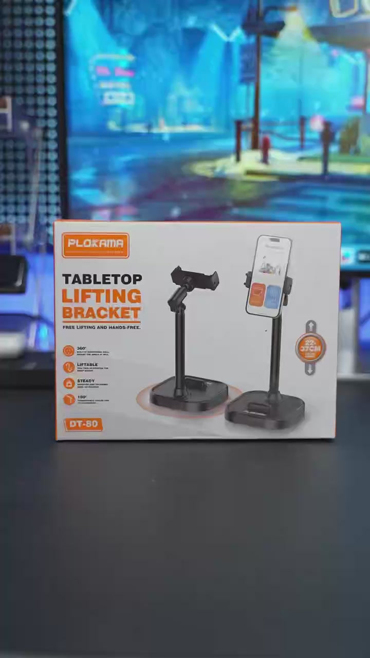 Phone Holder TableTop Lifting Bracket Plokama DT-80