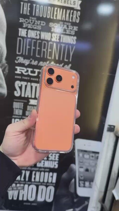 Load video: Wlons Rubber Matte Clear Case for iPhone 17 Series