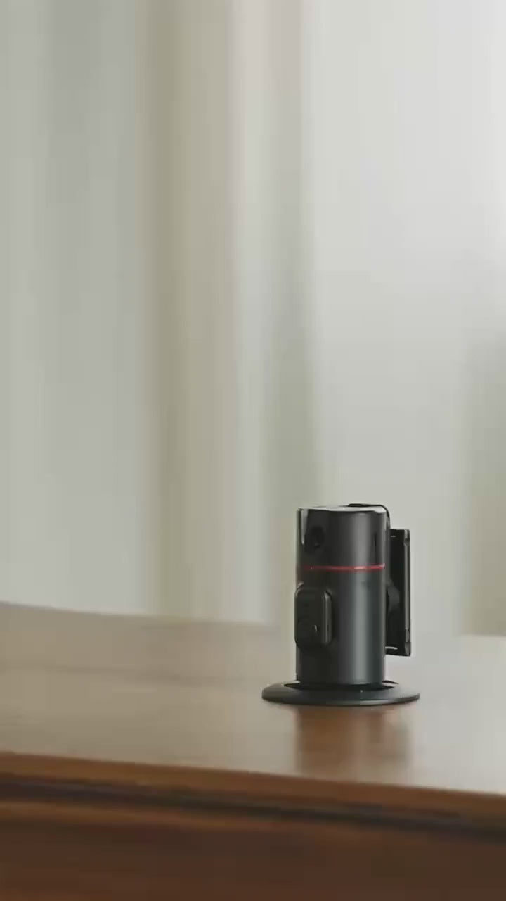 Load video: P02 Auto Face Tracker | 360° Smart AI Tracking Phone Holder