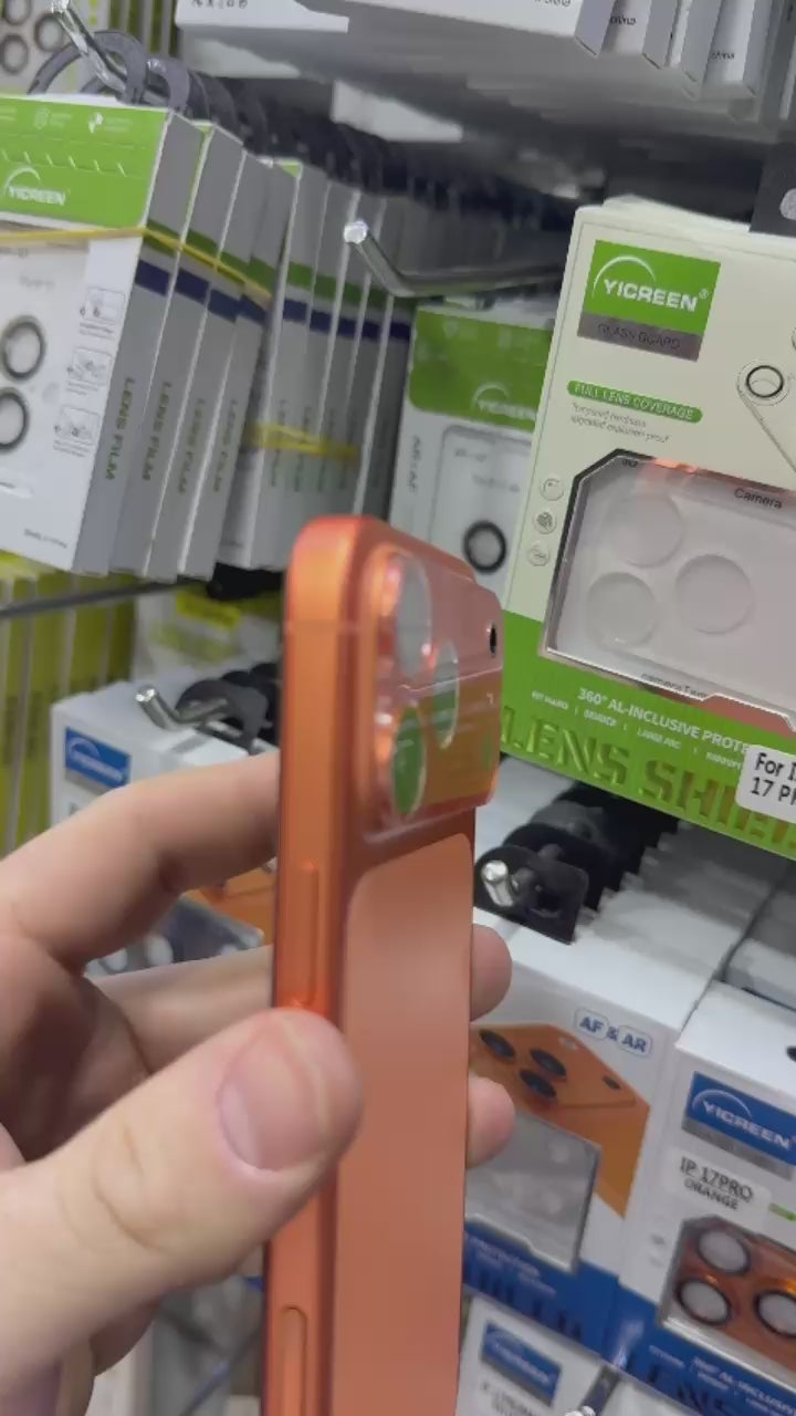 Load video: iPhone 17 Camera Lens Protector – Crystal Clear Anti-Explosion Tempered Glass