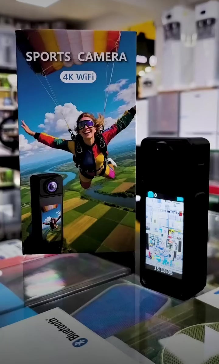 Load video: 4K WiFi Sports Camera