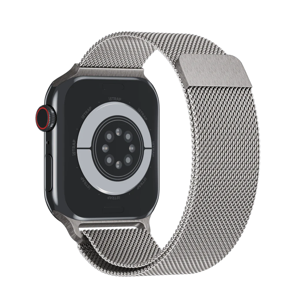 Stainless Steel Apple Watch Band – Silver Milanese Style
