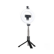XO SS12 Selfie Stick LED Ring Light – Extended 95cm with Tripod
