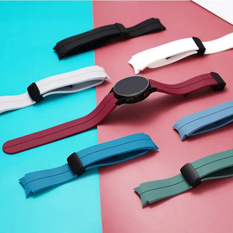 Original Magnetic Silicone Strap for Samsung, Xiaomi, Huawei Watches