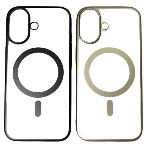 MagSafe clear matte case iPhone 17 front view frosted