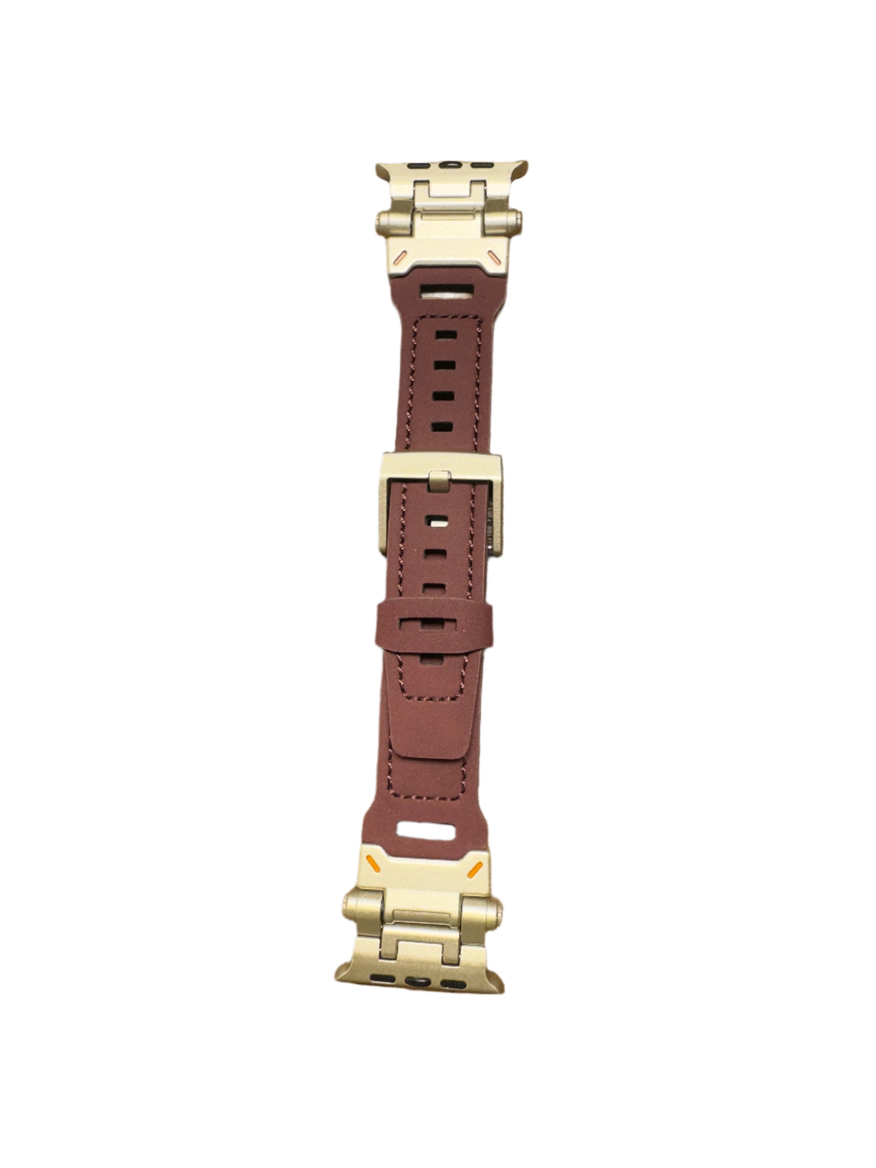 Apple Watch Band – Armor Design | Genuine Leather Strap