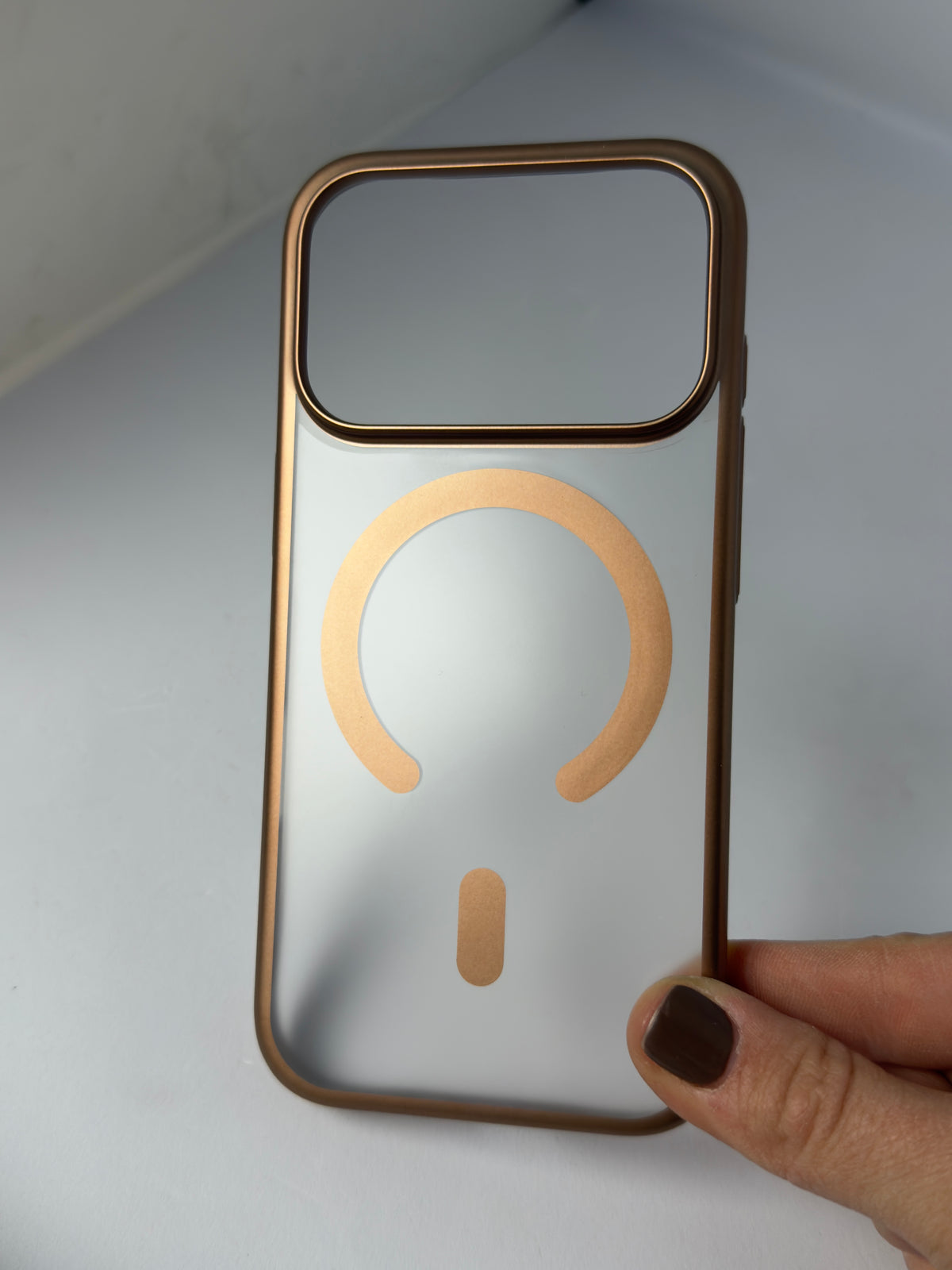 iPhone 17 Pro matte case MagSafe ring and raised camera