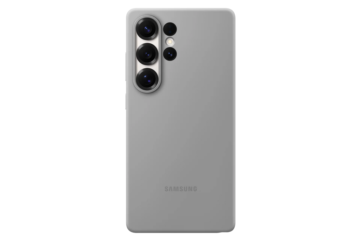 Samsung Galaxy S25 Ultra Silicone Case Gray – Official Accessory