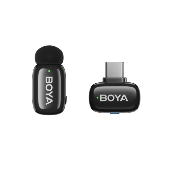 BOYA Mini USB-C Microphone with AI Voice & Noise Cancellation